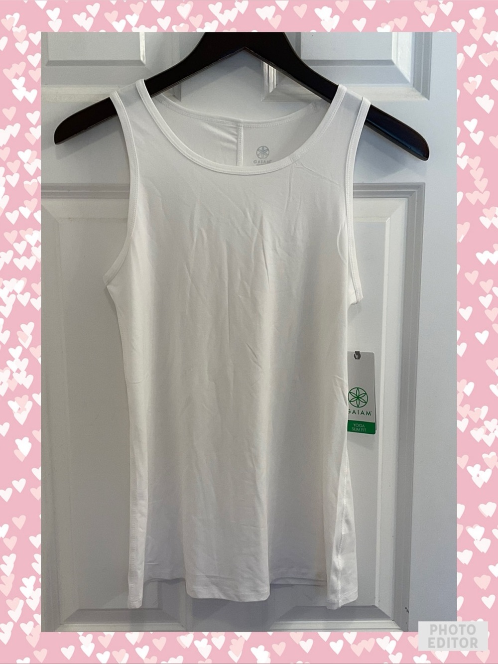 Gaiam Relax Tank - NWT - Size XS - Bright White